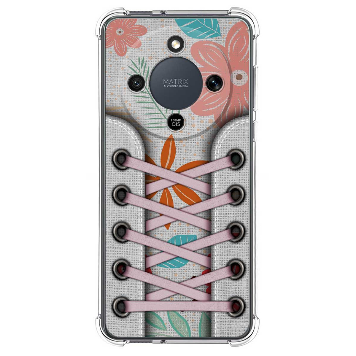 Funda Silicona Antigolpes para Huawei Honor Magic 8 Lite 5G diseño Zapatillas 09 Dibujos