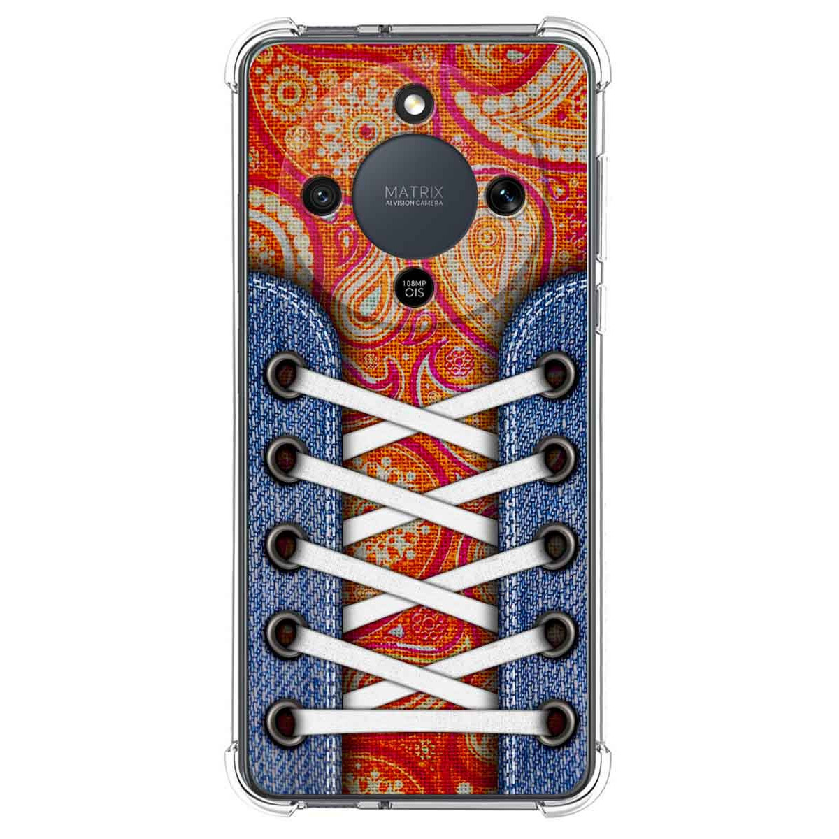 Funda Silicona Antigolpes para Huawei Honor Magic 8 Lite 5G diseño Zapatillas 10 Dibujos