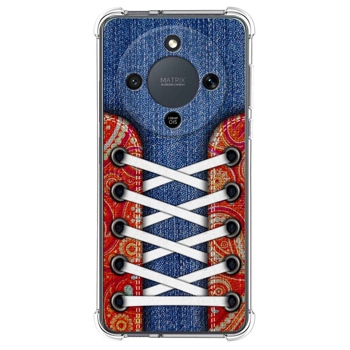 Funda Silicona Antigolpes para Huawei Honor Magic 8 Lite 5G diseño Zapatillas 11 Dibujos