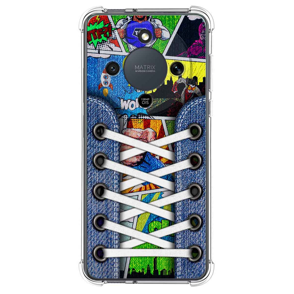 Funda Silicona Antigolpes para Huawei Honor Magic 8 Lite 5G diseño Zapatillas 14 Dibujos