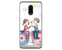 Funda Gel Tpu para Oneplus 6T Diseño Café Dibujos