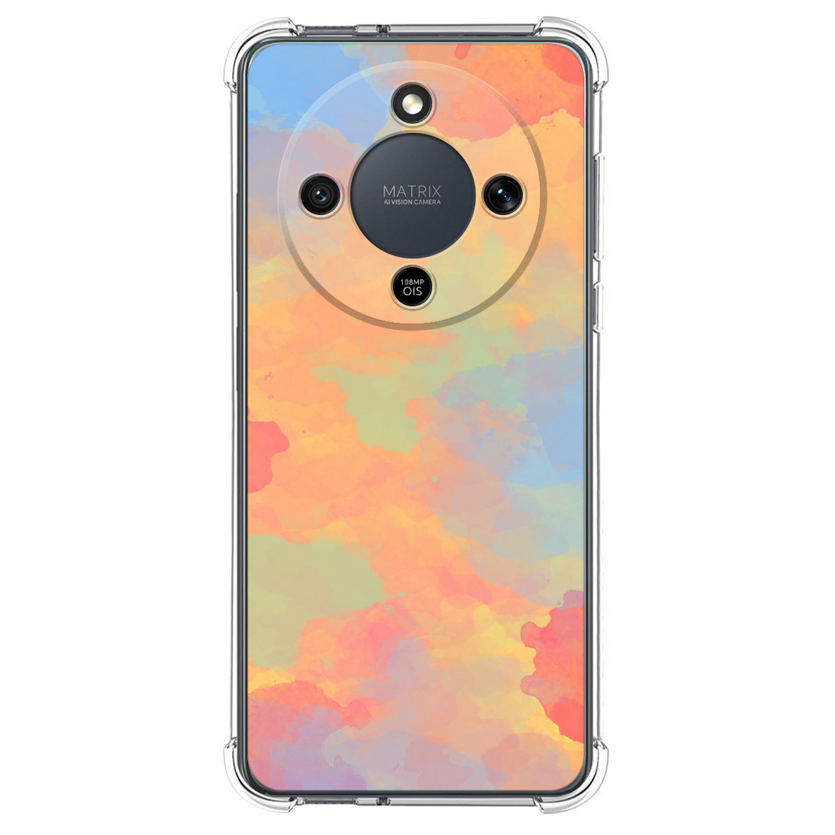 Funda Silicona Antigolpes para Huawei Honor Magic 8 Lite 5G diseño Acuarela 08 Dibujos