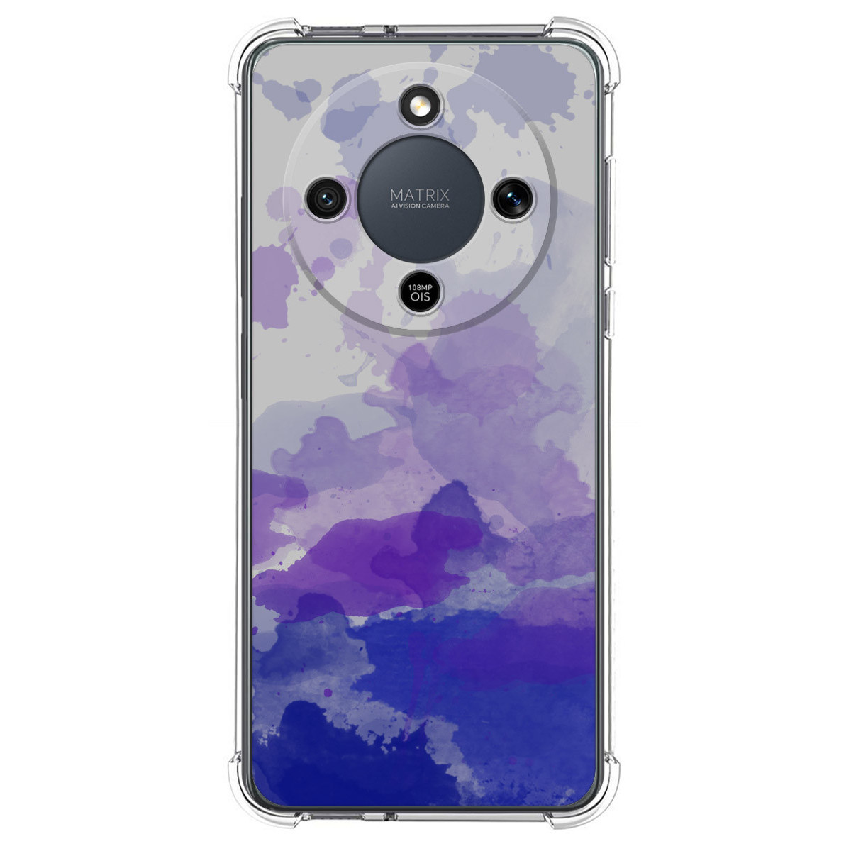 Funda Silicona Antigolpes para Huawei Honor Magic 8 Lite 5G diseño Acuarela 09 Dibujos