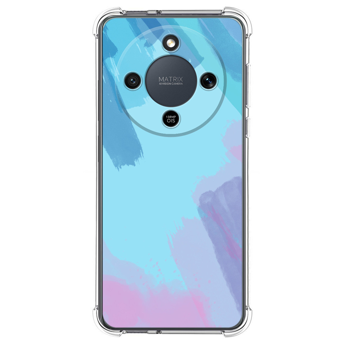 Funda Silicona Antigolpes para Huawei Honor Magic 8 Lite 5G diseño Acuarela 10 Dibujos