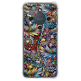 Funda Silicona Antigolpes para Huawei Honor Magic 8 Lite 5G diseño Flores 04 Dibujos