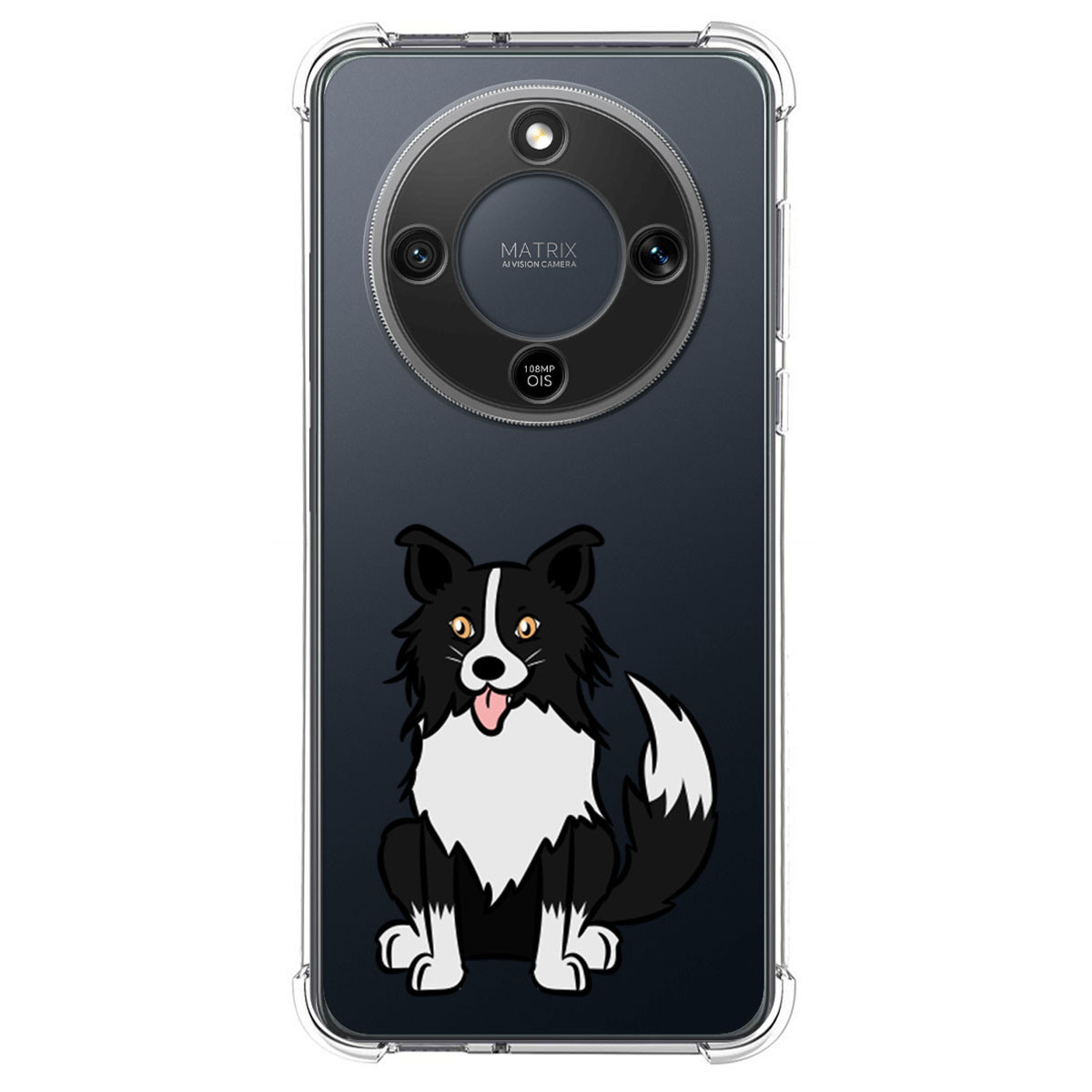 Funda Silicona Antigolpes para Huawei Honor Magic 8 Lite 5G diseño Perros 01 Dibujos
