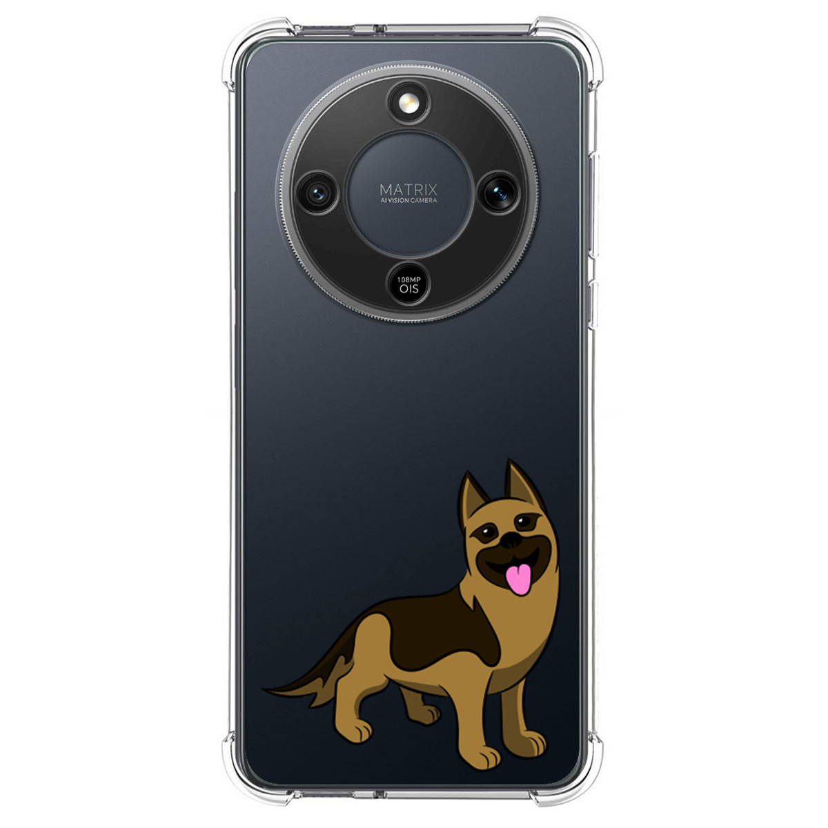 Funda Silicona Antigolpes para Huawei Honor Magic 8 Lite 5G diseño Perros 03 Dibujos