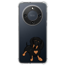 Funda Silicona Antigolpes para Huawei Honor Magic 8 Lite 5G diseño Perros 04 Dibujos