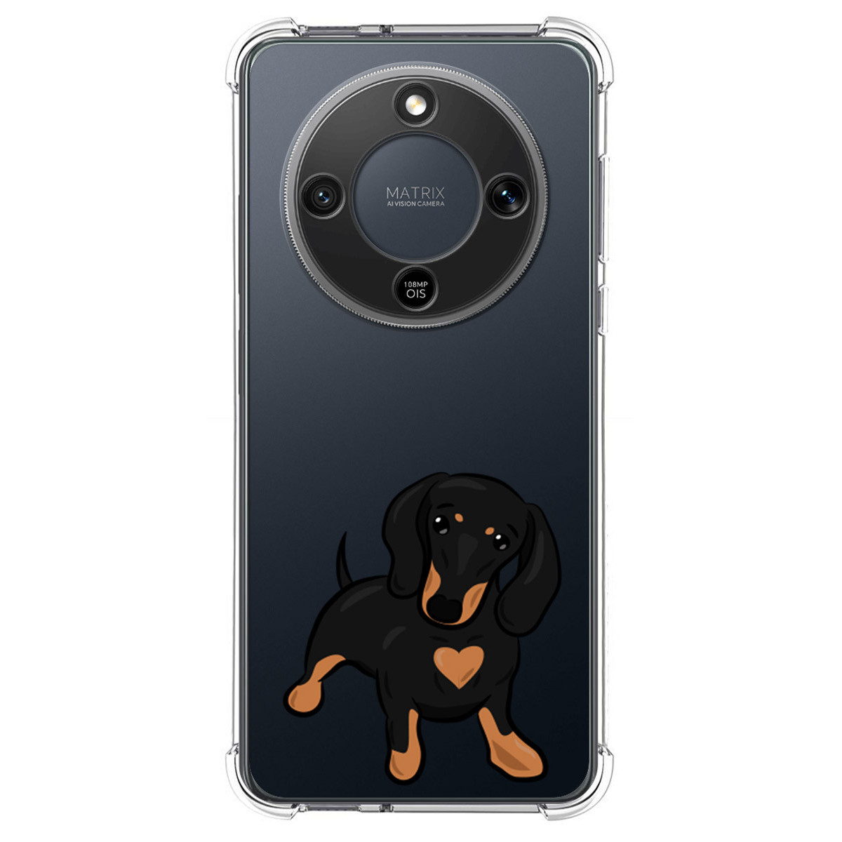 Funda Silicona Antigolpes para Huawei Honor Magic 8 Lite 5G diseño Perros 04 Dibujos