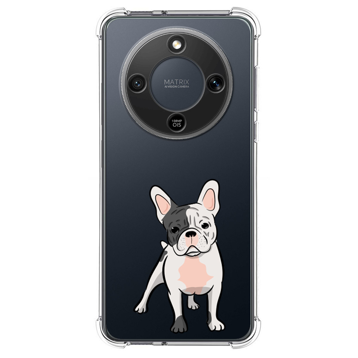 Funda Silicona Antigolpes para Huawei Honor Magic 8 Lite 5G diseño Perros 06 Dibujos