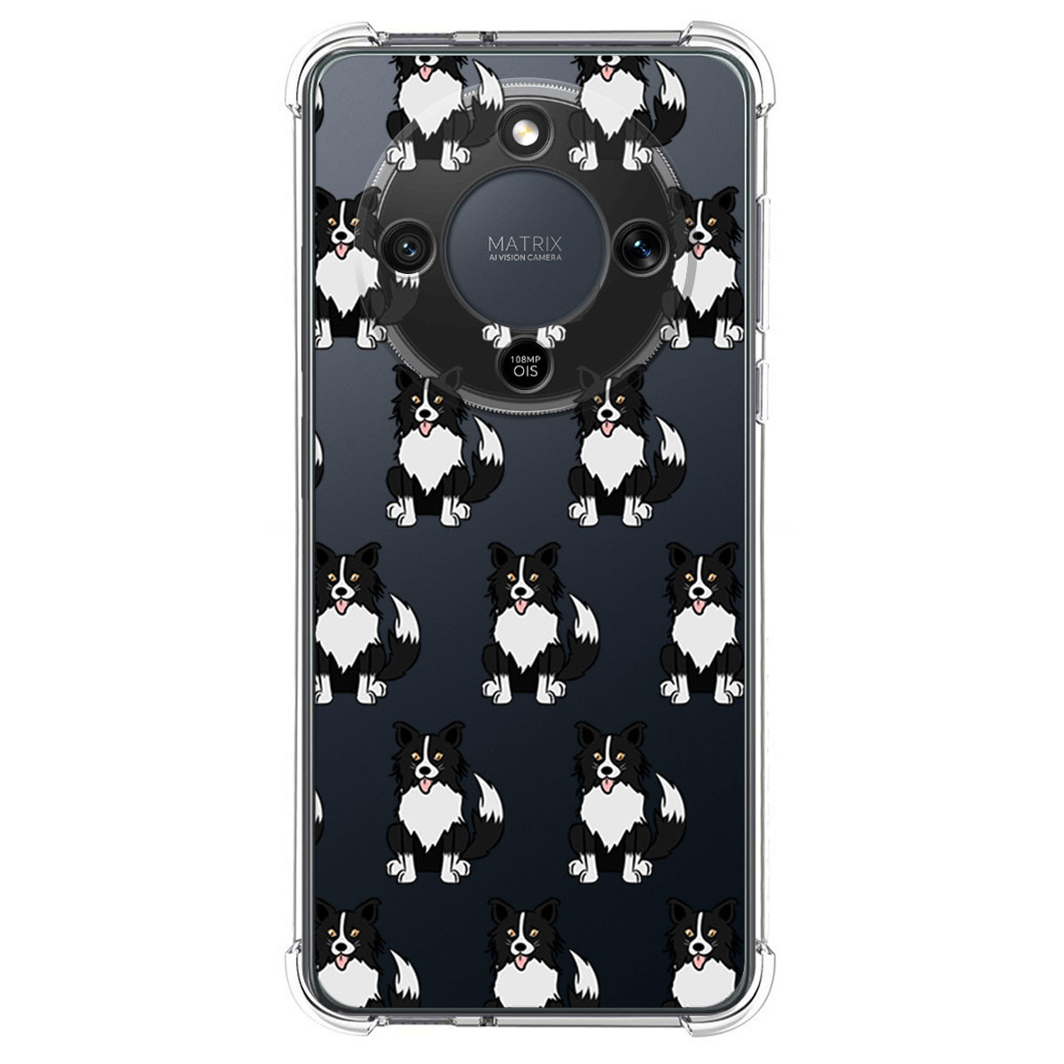 Funda Silicona Antigolpes para Huawei Honor Magic 8 Lite 5G diseño Perros 07 Dibujos