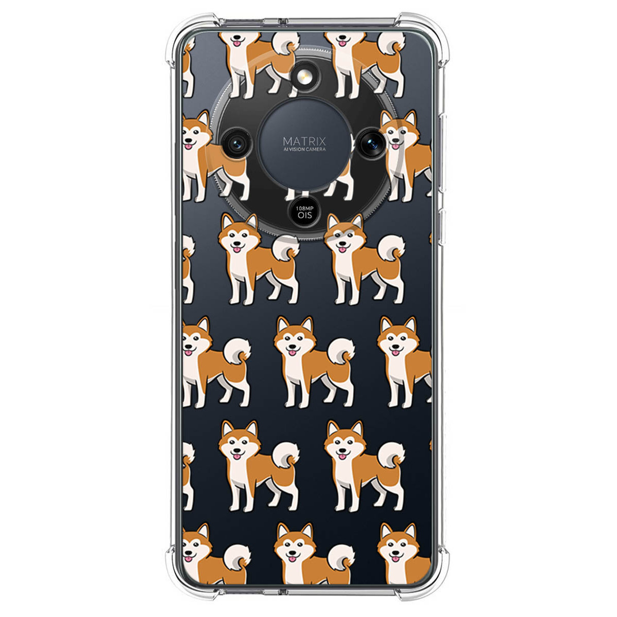 Funda Silicona Antigolpes para Huawei Honor Magic 8 Lite 5G diseño Perros 08 Dibujos