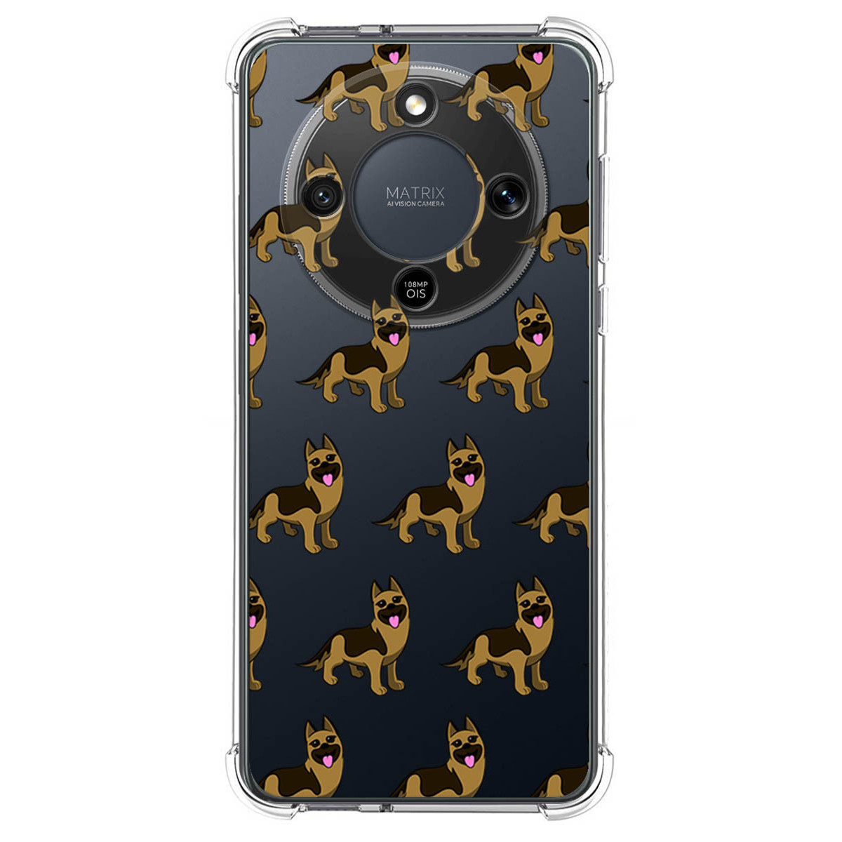 Funda Silicona Antigolpes para Huawei Honor Magic 8 Lite 5G diseño Perros 09 Dibujos