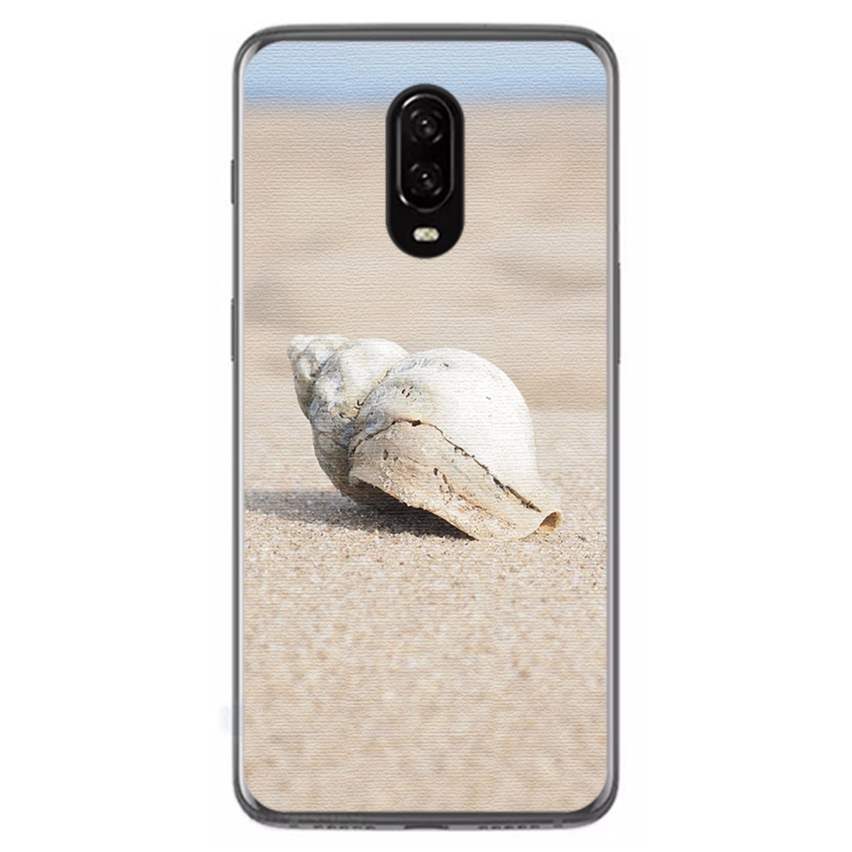 Funda Gel Tpu para Oneplus 6T Diseño Concha Dibujos