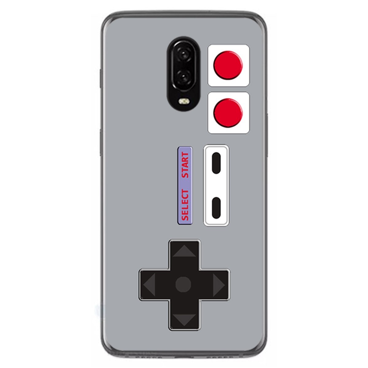 Funda Gel Tpu para Oneplus 6T Diseño Consola Dibujos