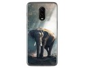 Funda Gel Tpu para Oneplus 6T Diseño Elefante Dibujos