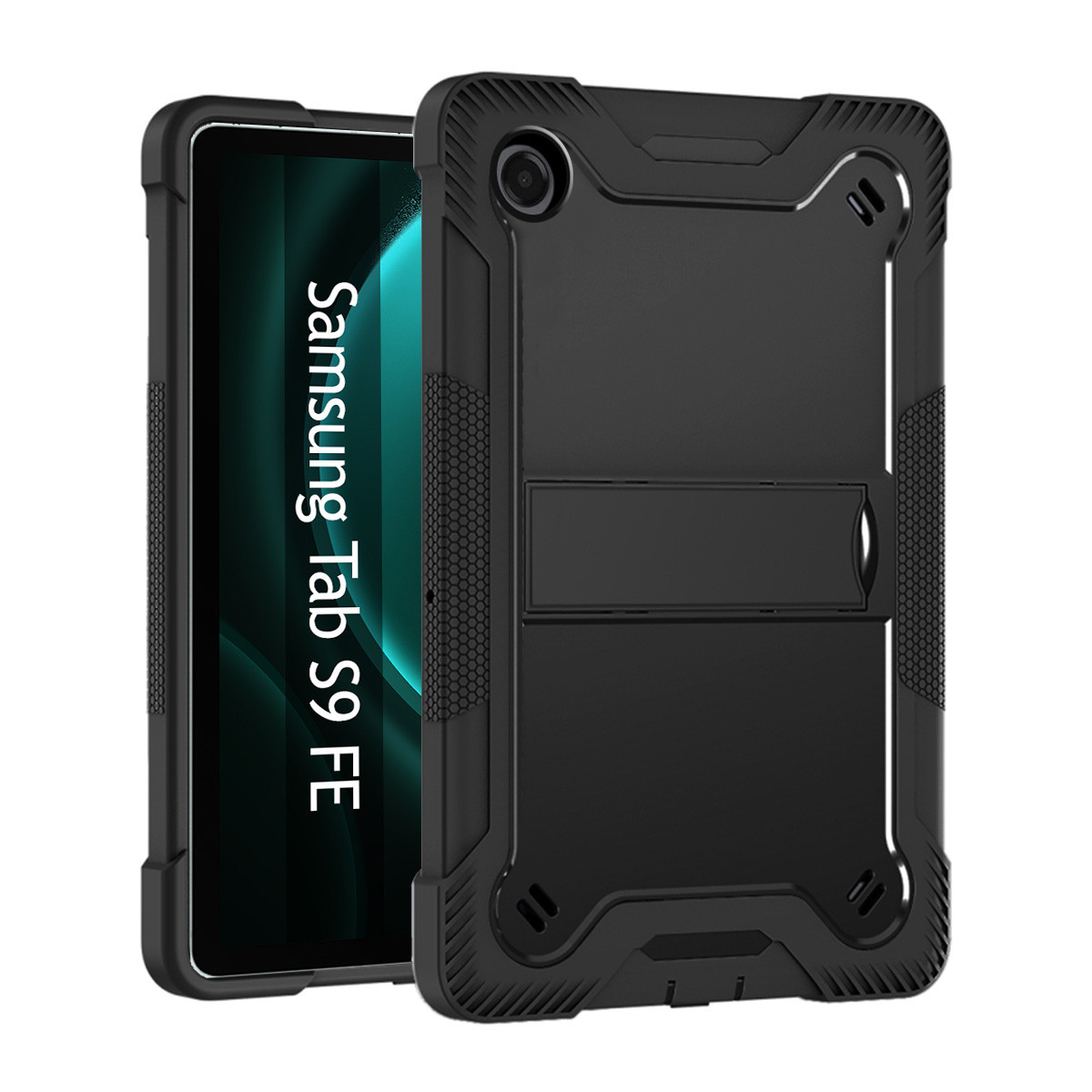 Funda Anticaída Armor para Samsung Galaxy Tab S9 FE color Negra