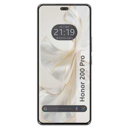 Protector Cristal Templado Curvo 5D Full Glue Negro para Huawei Honor 200 Pro 5G Vidrio