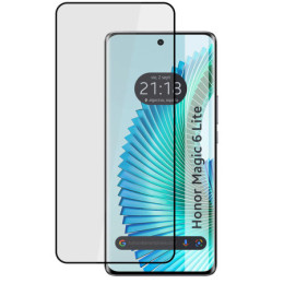 Protector Cristal Templado Curvo 5D Full Glue Negro para Huawei Honor Magic 6 Lite 5G Vidrio