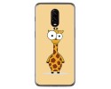 Funda Gel Tpu para Oneplus 6T Diseño Jirafa Dibujos