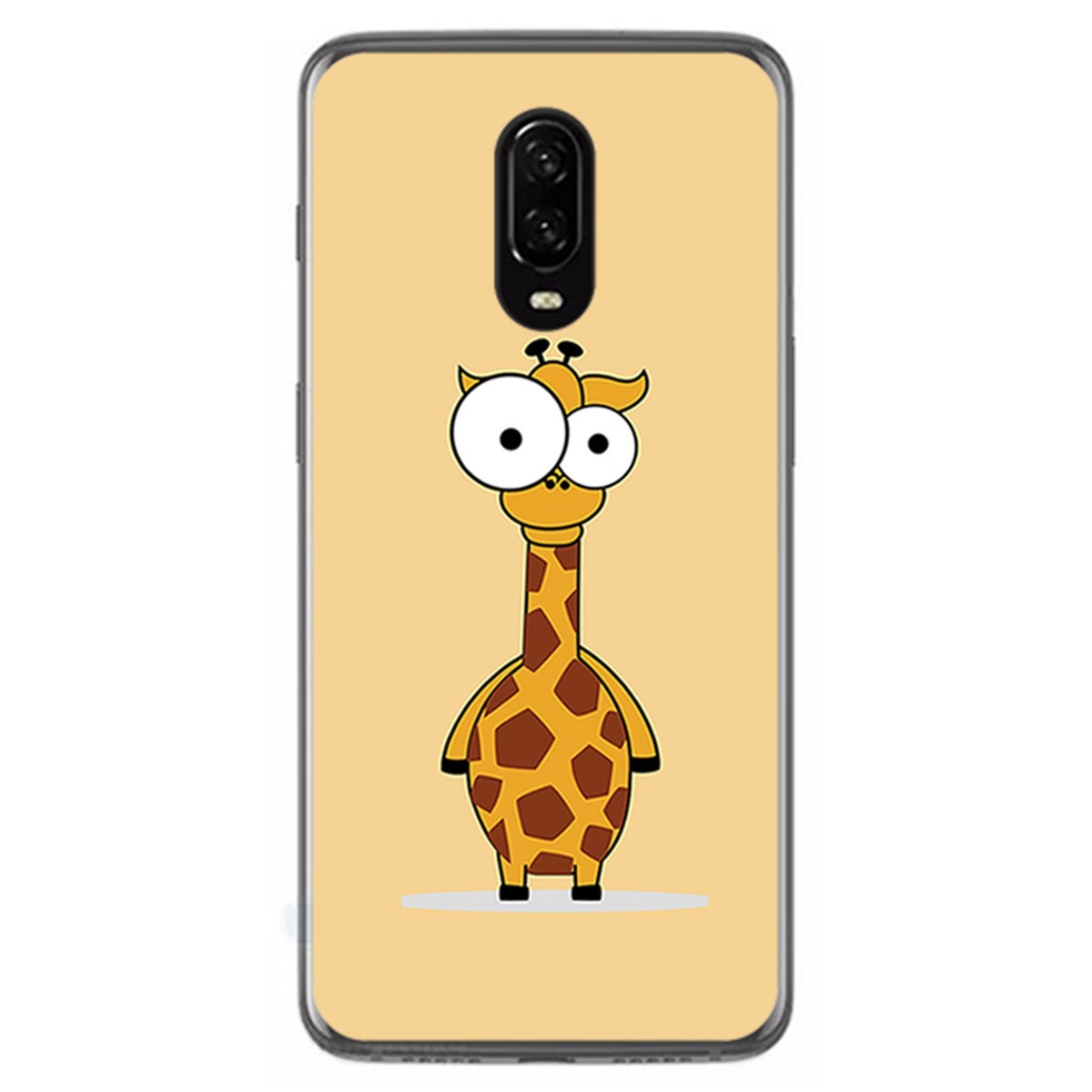 Funda Gel Tpu para Oneplus 6T Diseño Jirafa Dibujos