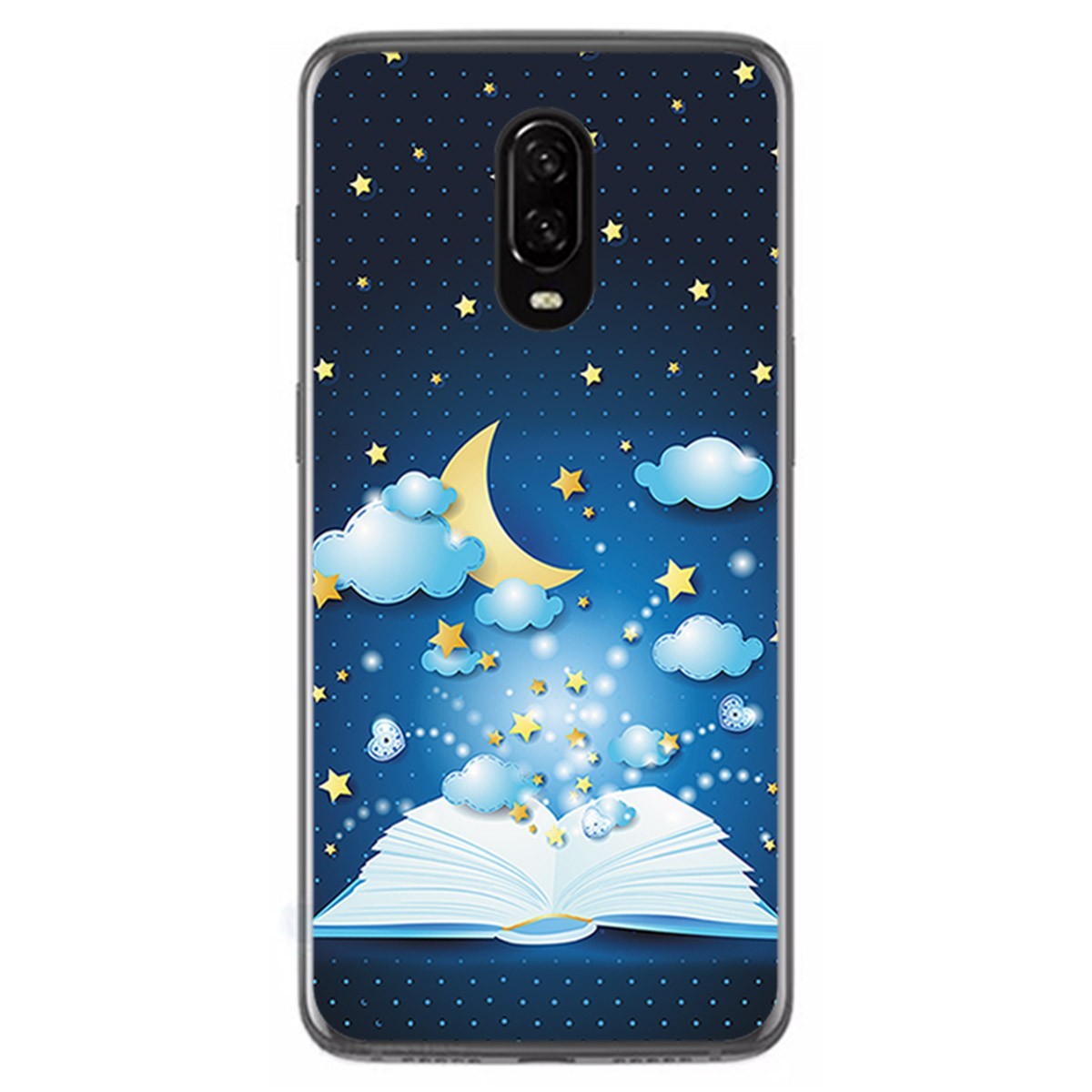 Funda Gel Tpu para Oneplus 6T Diseño Libro Cuentos Dibujos