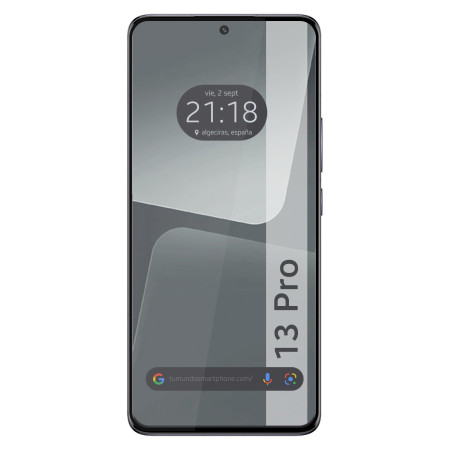 Protector Cristal Templado Curvo 5D Full Glue Negro para Xiaomi 13 Pro 5G Vidrio