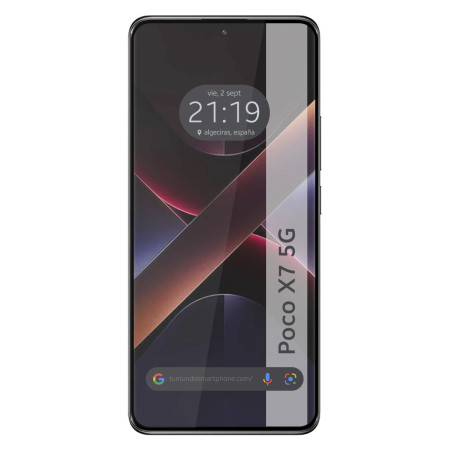 Protector Cristal Templado Curvo 5D Full Glue Negro para Xiaomi Poco X7 5G Vidrio
