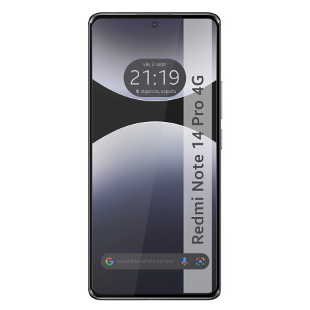 Protector Cristal Templado Curvo 5D Full Glue Negro para Xiaomi Redmi Note 14 Pro 4G Vidrio