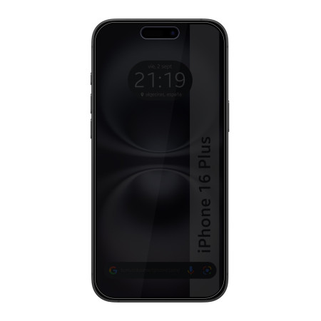 Protector Cristal Templado Completo 5D Antiespías para Iphone 16 Plus (6.7) Vidrio