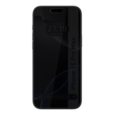 Protector Cristal Templado Completo 5D Antiespías para Iphone 16 Pro Max (6.9) Vidrio