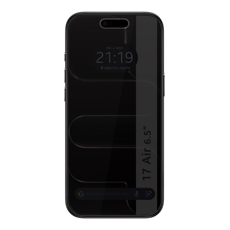 Protector Cristal Templado Completo 5D Antiespías para Iphone 17 Air (6.5) Vidrio