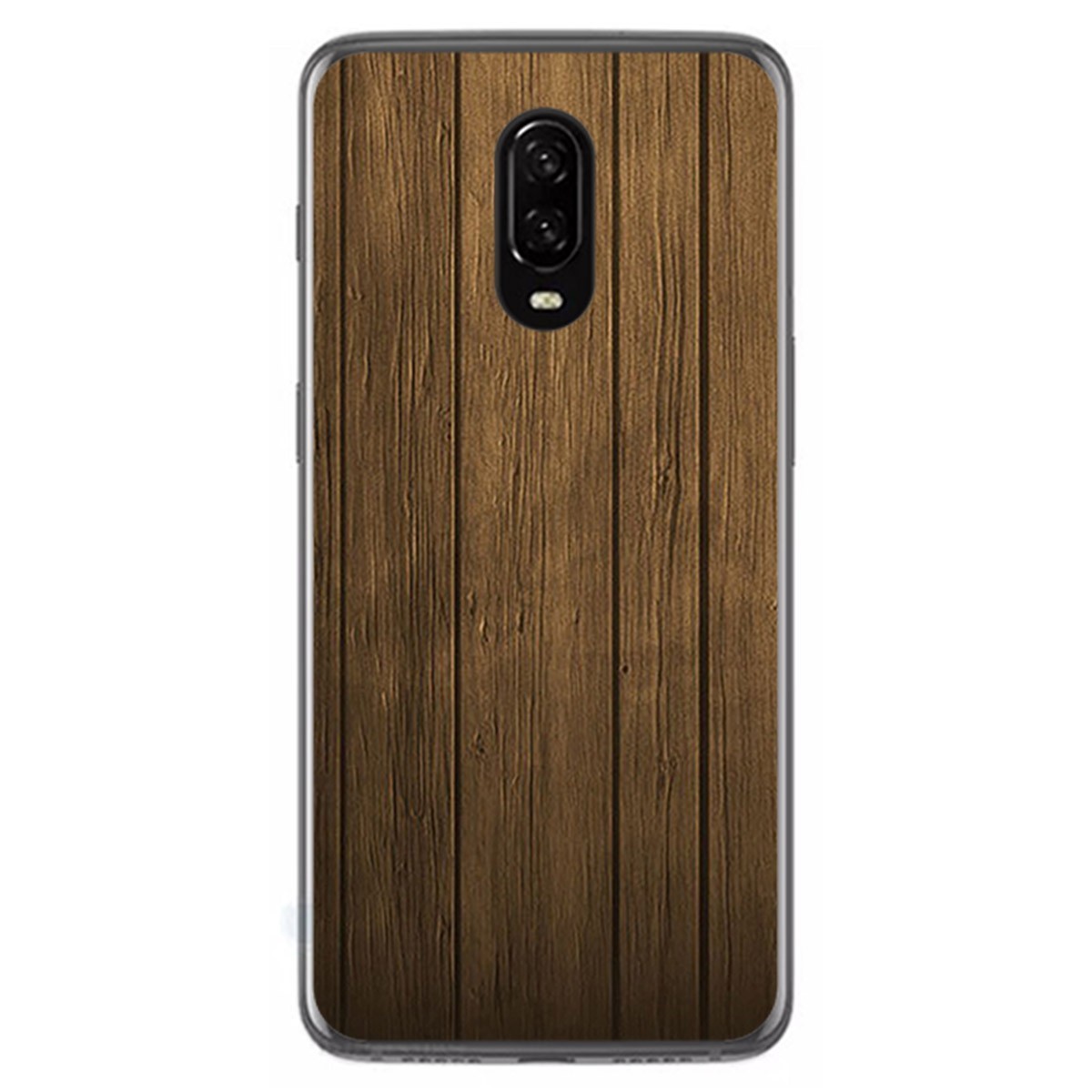 Funda Gel Tpu para Oneplus 6T Diseño Madera Dibujos