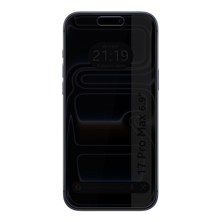 Protector Cristal Templado Completo 5D Antiespías para Iphone 17 Pro Max (6.9) Vidrio