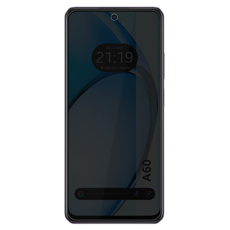 Protector Cristal Templado Completo 5D Antiespías para Oppo A60 4G Vidrio