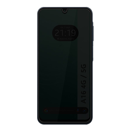 Protector Cristal Templado Completo 5D Antiespías para Samsung Galaxy A16 4G / 5G Vidrio