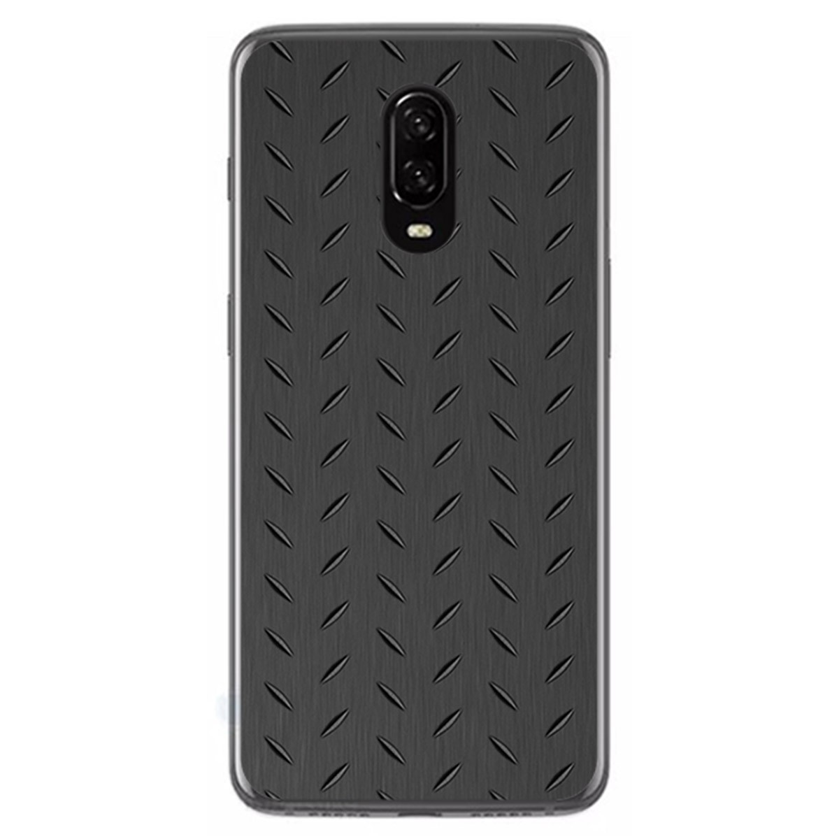 Funda Gel Tpu para Oneplus 6T Diseño Metal Dibujos