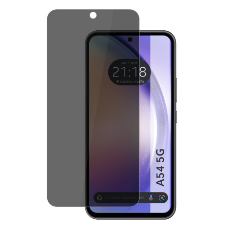 Protector Cristal Templado Completo 5D Antiespías para Samsung Galaxy A54 5G Vidrio