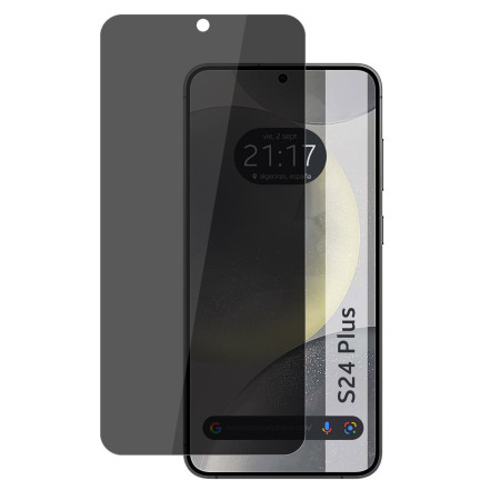 Protector Cristal Templado Completo 5D Antiespías para Samsung Galaxy S24+ Plus 5G Vidrio