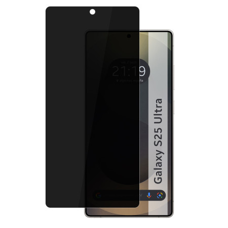 Protector Cristal Templado Completo 5D Antiespías para Samsung Galaxy S25 Ultra 5G Vidrio