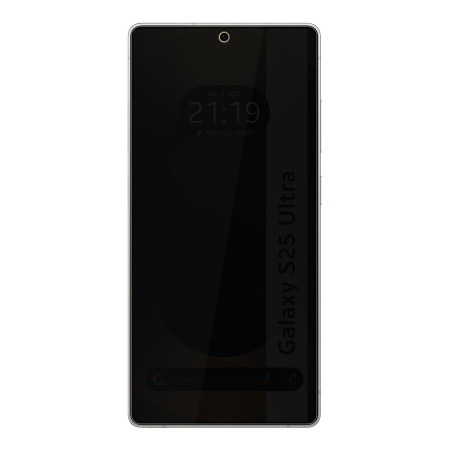 Protector Cristal Templado Completo 5D Antiespías para Samsung Galaxy S25 Ultra 5G Vidrio