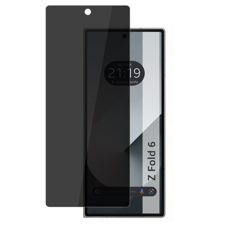 Protector Cristal Templado Completo 5D Antiespías para Samsung Galaxy Z Fold 6 5G Vidrio