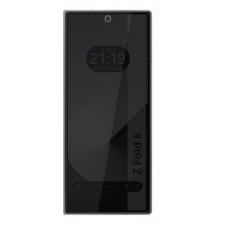 Protector Cristal Templado Completo 5D Antiespías para Samsung Galaxy Z Fold 6 5G Vidrio