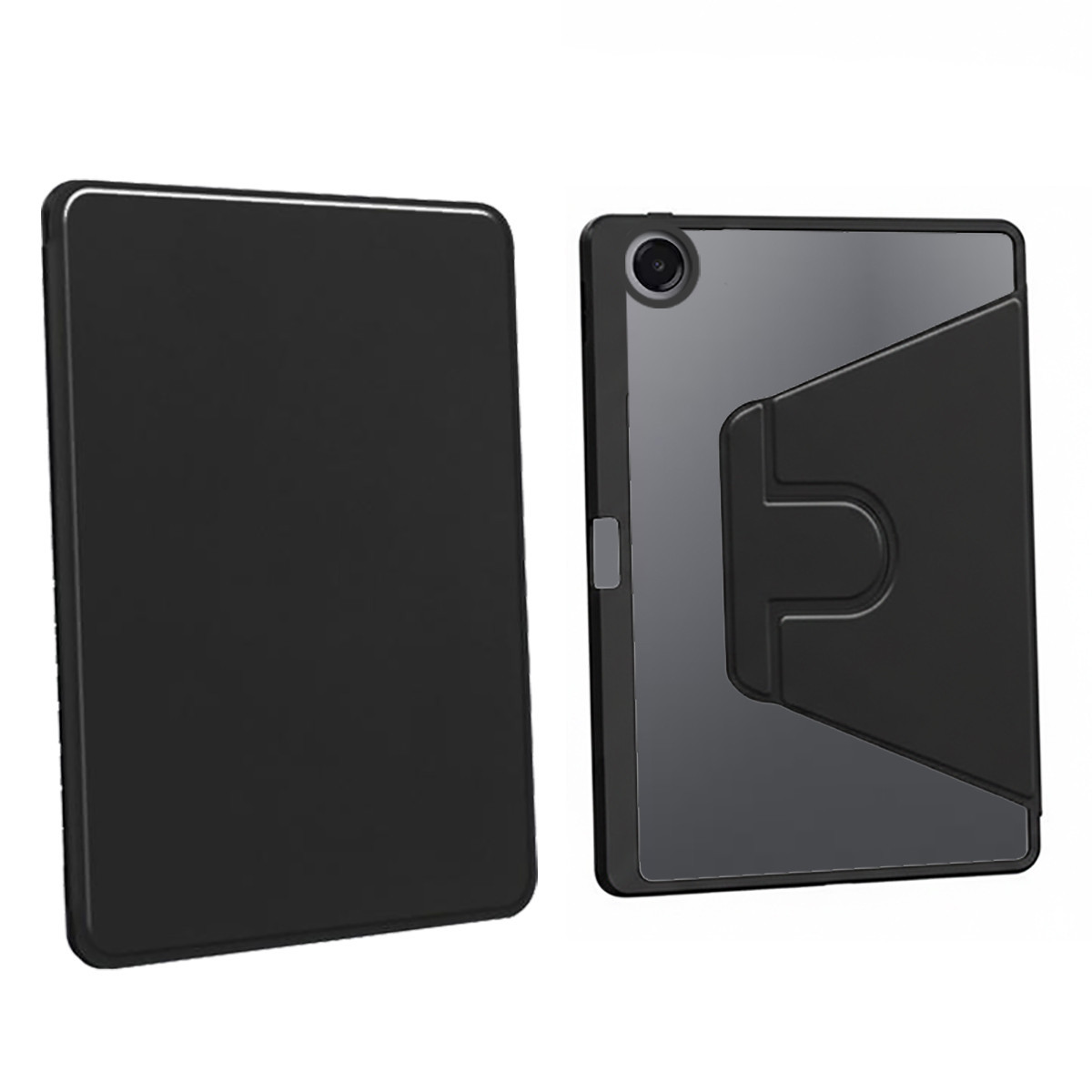 Funda Smart Cover Giratoria para Samsung Galaxy Tab A11+ Plus color Negra