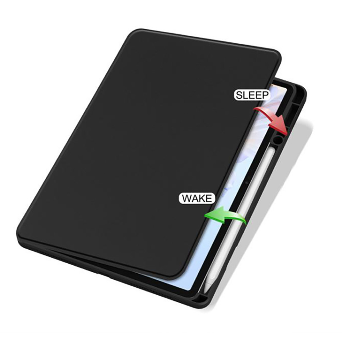 Funda Smart Cover Giratoria para Xiaomi Pad 6 color Negra