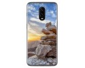 Funda Gel Tpu para Oneplus 6T Diseño Sunset Dibujos