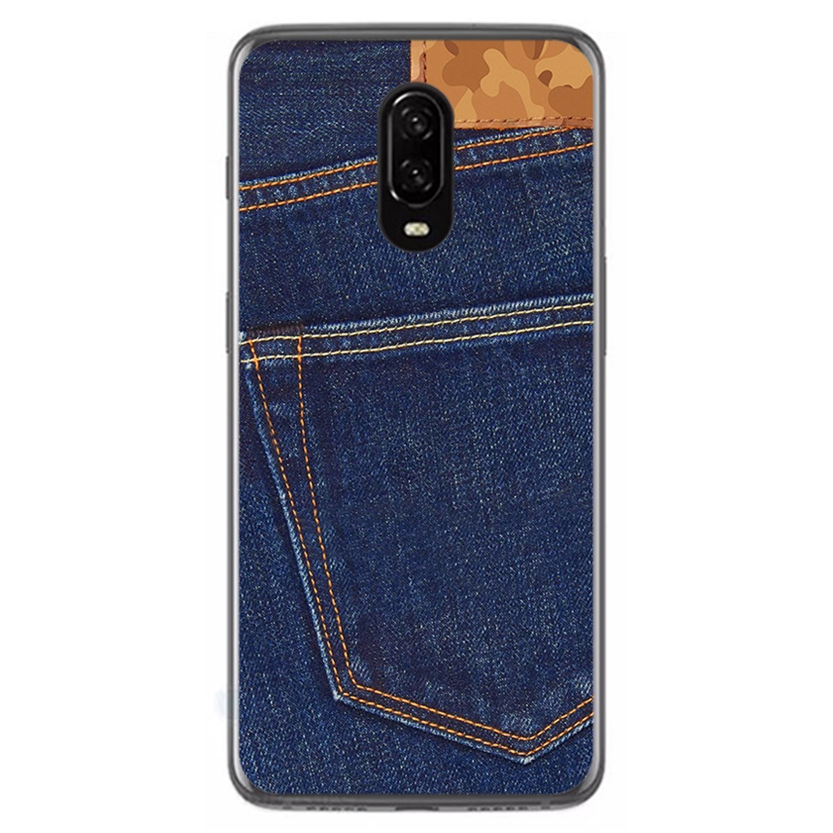 Funda Gel Tpu para Oneplus 6T Diseño Vaquero Dibujos