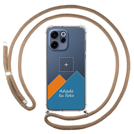 Personaliza tu Funda Colgante Transparente para Oppo Reno 15 F / 15F 5G con Cordon Camel Dibujo Personalizada