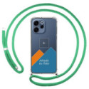 Personaliza tu Funda Colgante Transparente para Oppo Reno 15 FS / 15FS 5G con Cordon Verde Agua Dibujo Personalizada