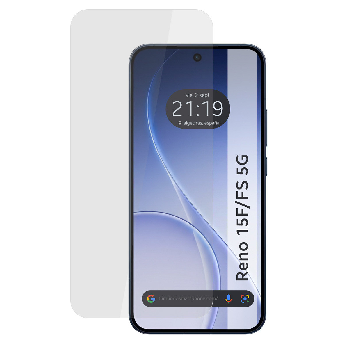 Protector Cristal Templado para Oppo Reno 15 F...